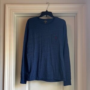 Polo by Ralph Lauren Men's Navy Long Sleeve Tee